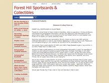 Tablet Screenshot of foresthillsc.com